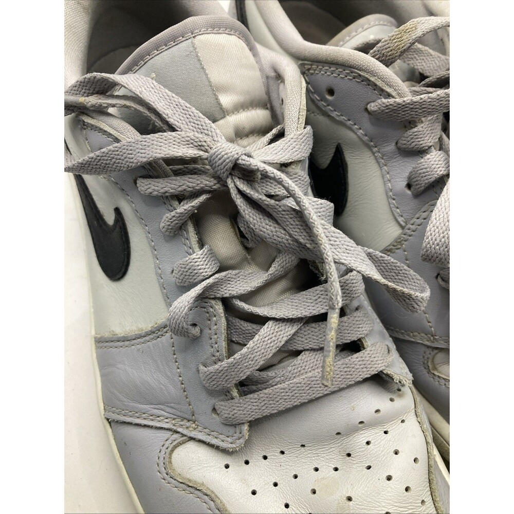 Nike Air Jordan 1 Low G Golf Shoes Wolf Grey DD9315-002 Men's Leather Uppers - Picture 2 of 8